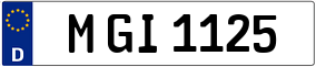 Truck License Plate